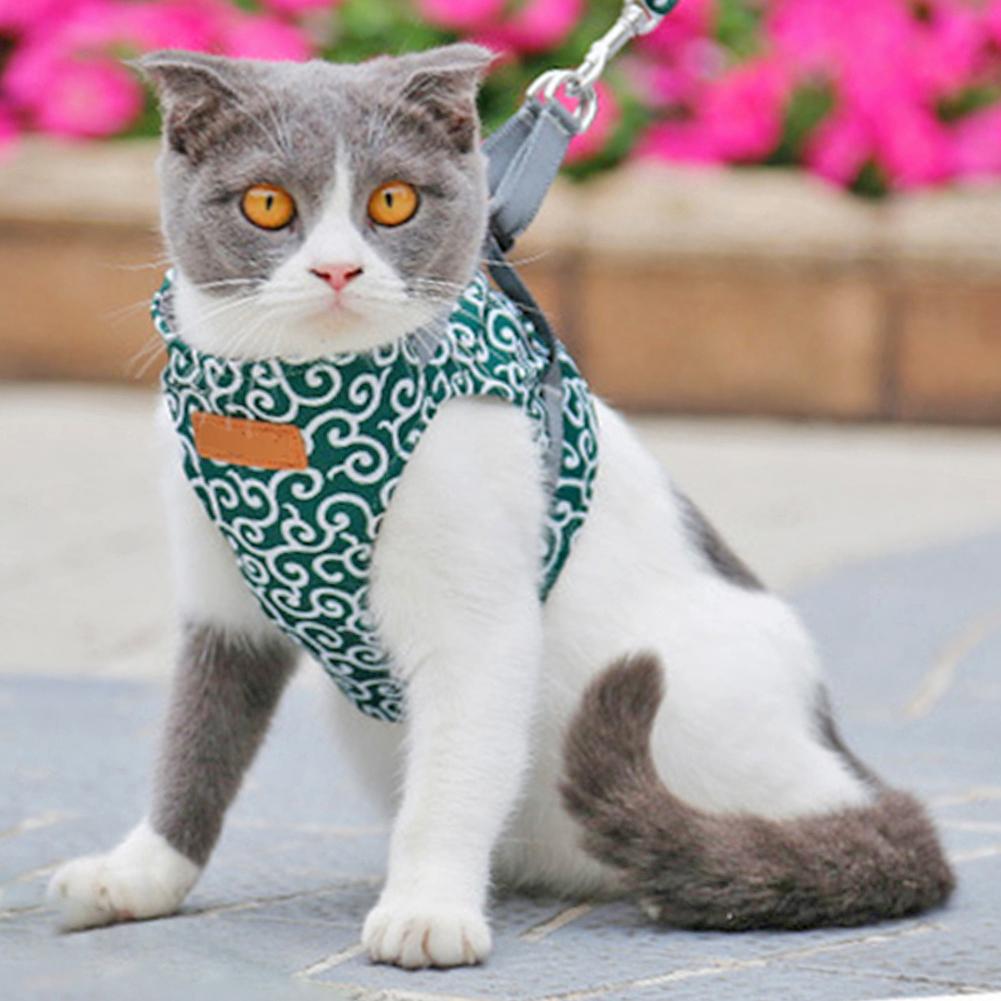 1pc Lovely Pet Cat Vest, Suitable For Small And Medium Cats, Comfortable  And Lightweight, Washable By Machine